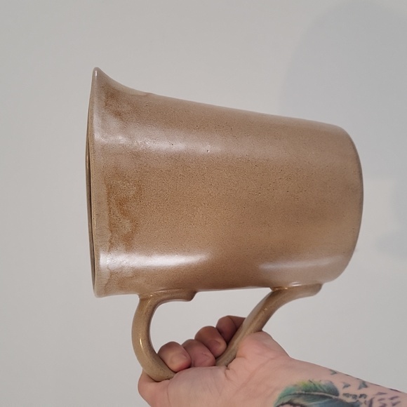 Vintage boho ceramic vase - Picture 5 of 6